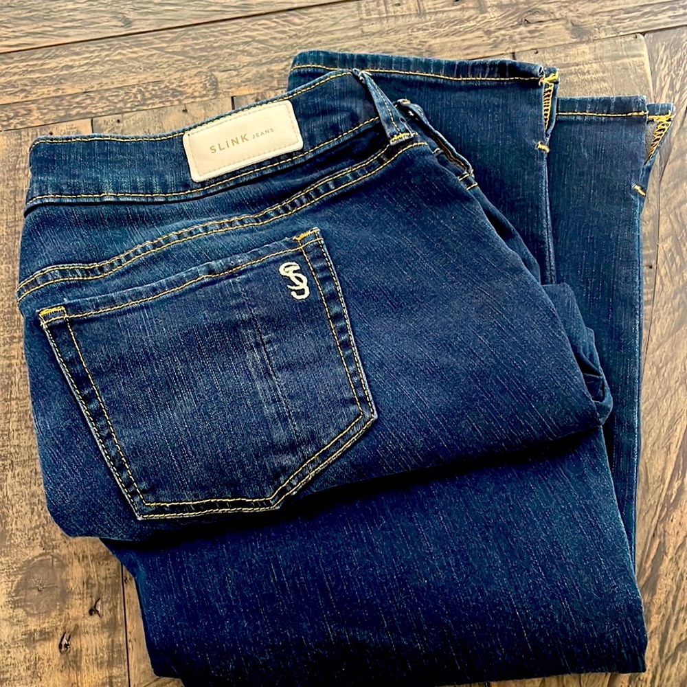 Slink Plus Cropped Jeans, Size 14